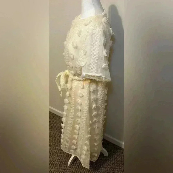 Baltic Born Darbi Floral Midi Dress Cream Size XL - Picture 3 of 7